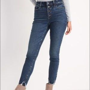 Midrise rockstar skinny ankle jeans SZ 12 Petite